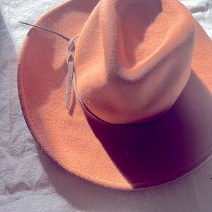 Vintage wool fall brown hat